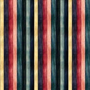 Vertical Stripes Colorful Accent Wall Wallpaper Fabric Bar Area Art Decor Watercolor (29)