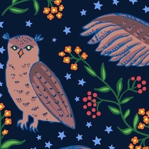 Night Owls magic blue large