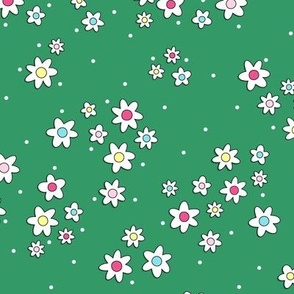 Tween Friendship Beading Floral Coordinate - Green