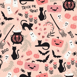 Trick or Treat in Blush