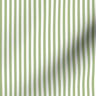 Candy Stripes Strawberry Green and White