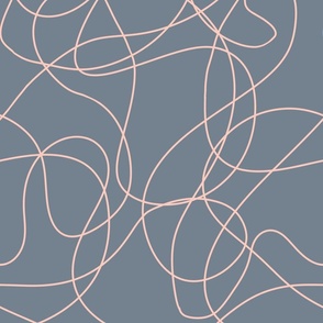 Unending squiggle in coral