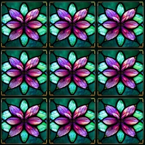 Stained Glass Flower