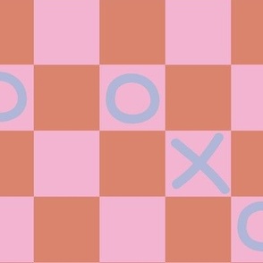 X O X O Checkerboard Print for Valentine's