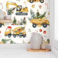 Santa's Little Builders: Christmas Construction Trucks