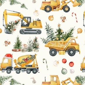 Santa's Little Builders: Christmas Construction Trucks