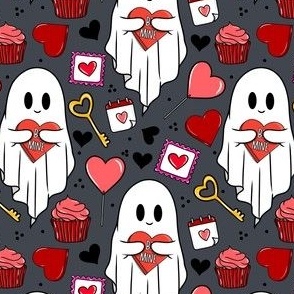 Valentines Day Ghosts