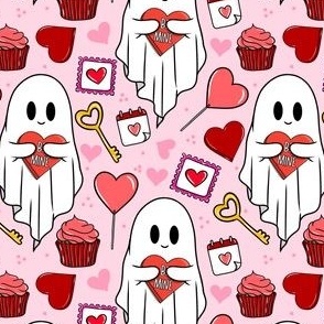 Valentines Day Ghosts