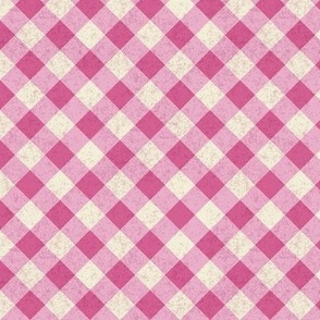 Medium-Textured Pink Gingham