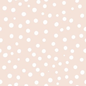 blush pink spotty dotty spots normal scale