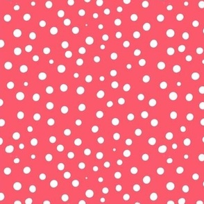 cherry light red spotty dotty spots small scale