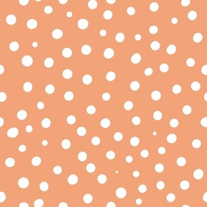 burnt umber light orange spotty dotty spots normal scale