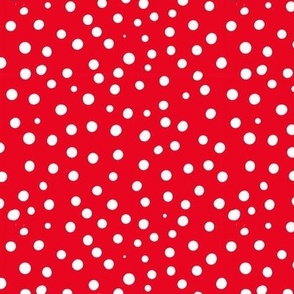 cherry red spotty dotty spots small scale