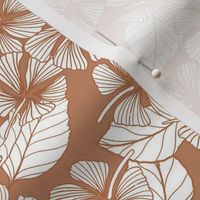 Gilded Island Hibiscus - earthy copper brown - ssmall