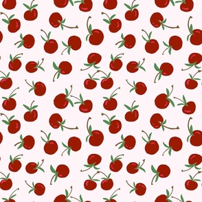 Sweet Red Cherries Fruit pattern