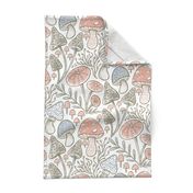 Mushroom Medley - Rotated (Tea Towel & Wall Hanging)