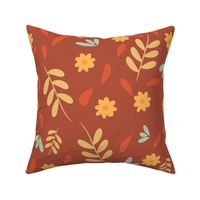 fall flower pattern 