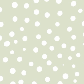 ecru gray spotty dotty spots wallpaper scale