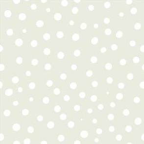 ecru light gray spotty dotty spots small scale