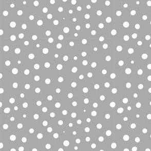 gunmetal light gray spotty dotty spots small scale