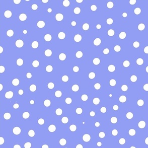 light periwinkle blue spotty dotty spots normal scale