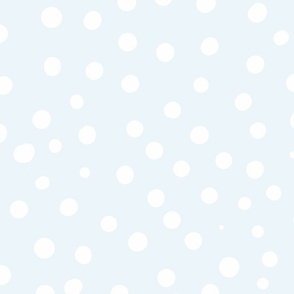 lightest blue spotty dotty spots wallpaper scale