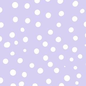 lilac spotty dotty spots wallpaper scale