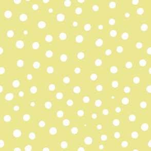 mustard light yellow spotty dotty spots normal scale