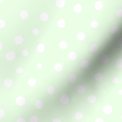 pastel light green spotty dotty spots normal scale