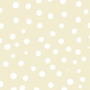 soft cornsilk taupe spoty dotty spots wallpaper scale