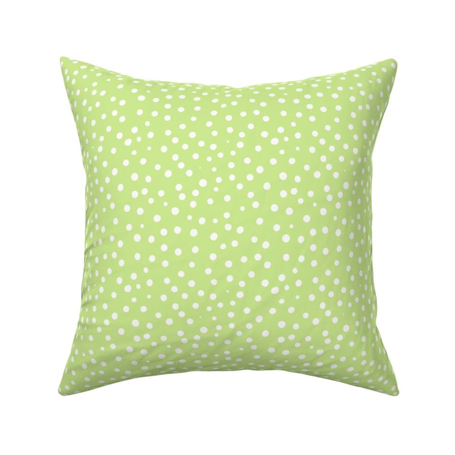 spring light green spotty dotty spots ssmall scale