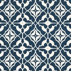Blue & White Tile - small