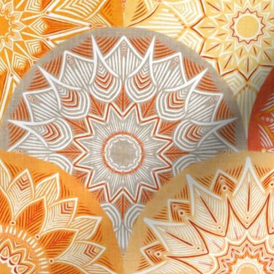 Apricity Feels Sunny Boho Mandalas Large