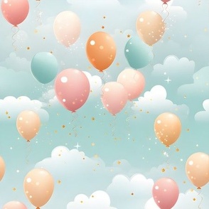 Balloons & Clouds - medium
