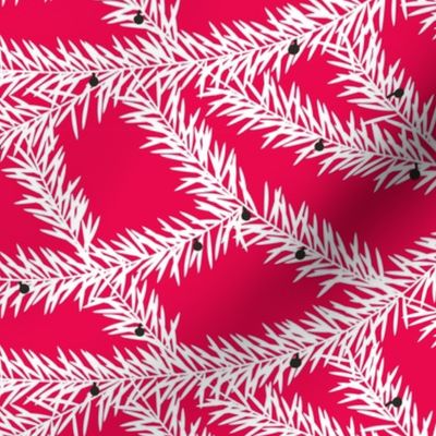 Christmas Garland Fuchsia Pink Regular