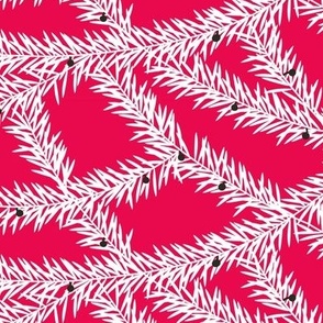 Christmas Garland Fuchsia Pink Regular