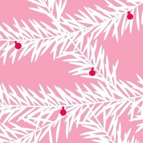 Christmas Garland Pink Large
