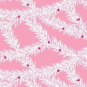 Christmas Garland Pink Regular