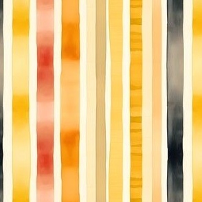 Watercolor Fall Stripes - small