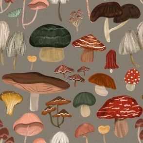 Mushrooms - Gray