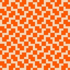 pixel weave flower_orange_regular