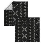 Mud cloth black and white