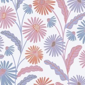 Aster Flower Arrangement (pantone color palette)