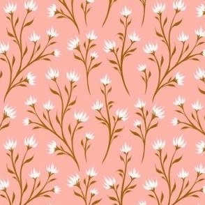 Little Wildflowers - Pink / White