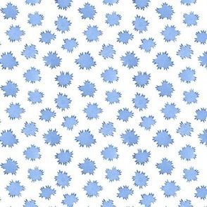 Astrid Cornflower Blue on White