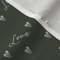 freehand hearts love on offshore green