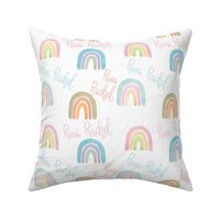 pastel rainbow personalized - Riva Rachel