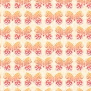 Pop Art Gradient Butterfly Golden Yellow Texture