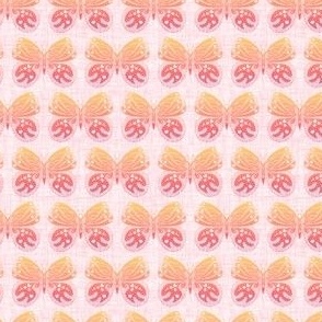 Pop Art Gradient Butterfly Pink Texture