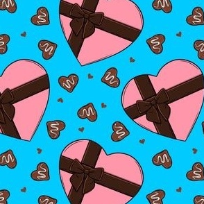 Chocolate Candy Heart Box